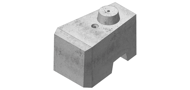 RRC2 – Half Middle Block 1, Liscio render