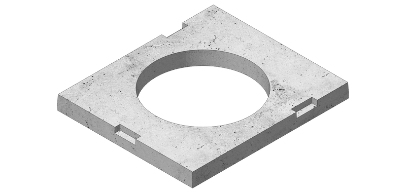 Square 65mm render