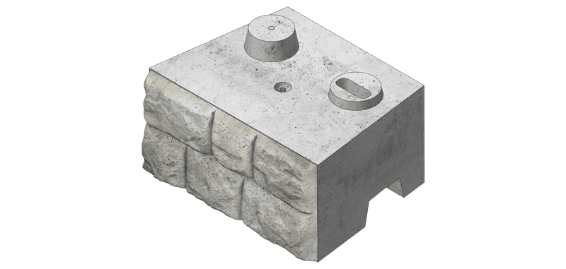 RRC6-C – Full Block, Cobblestone (bottoms & middles) render