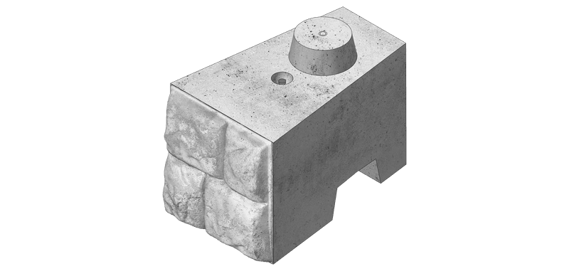 RRC7-C – Half Middle Block 1, Cobblestone render