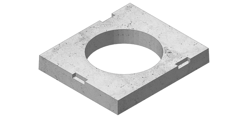 Square 100mm render