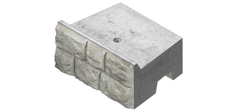 RRC9-C – Full Top Block, Cobblestone render