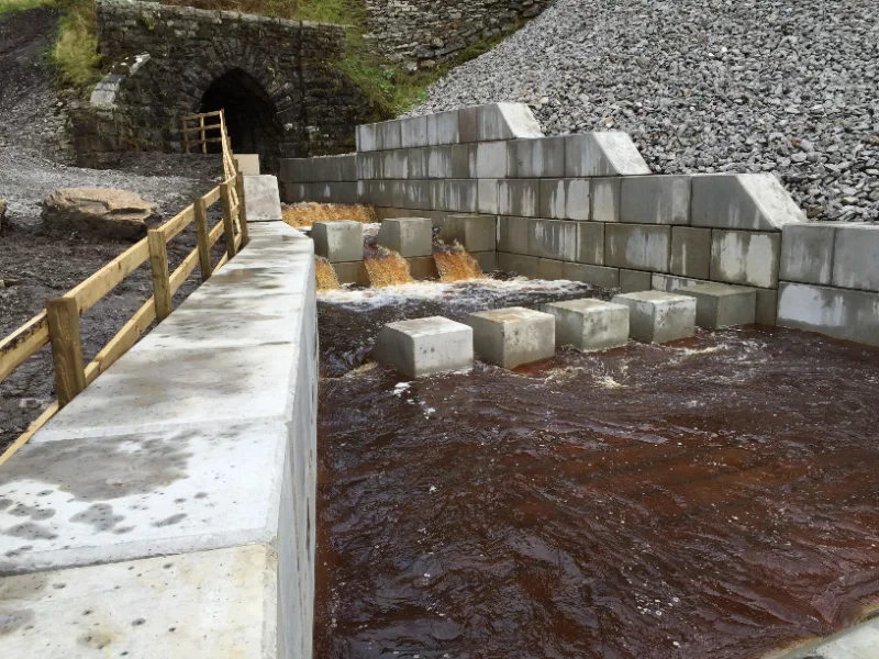 Legato® Blocks Secure the Settle to Carlisle Rail Line at Risehill Tunnel