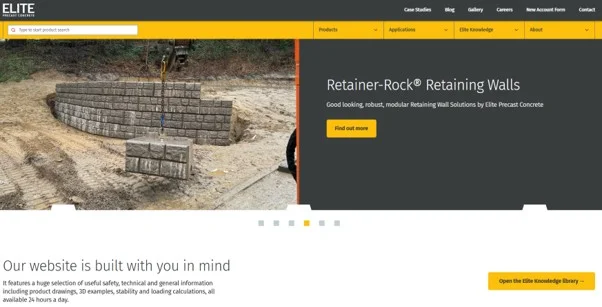 Explore the new Elite Precast Concrete website